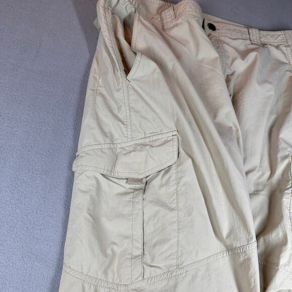 Columbia Pants Mens 38x32 Omni-Shade Cargo Hiking Outdoors Nylon Zip Pockets - Picture 5 of 9